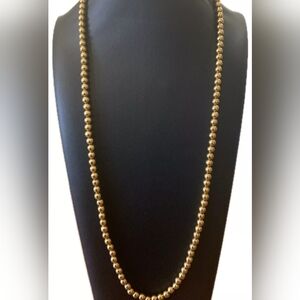 Monet‎ 38" long Gold Tone necklace